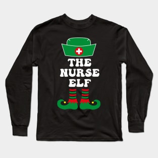 The Nurse Elf Long Sleeve T-Shirt